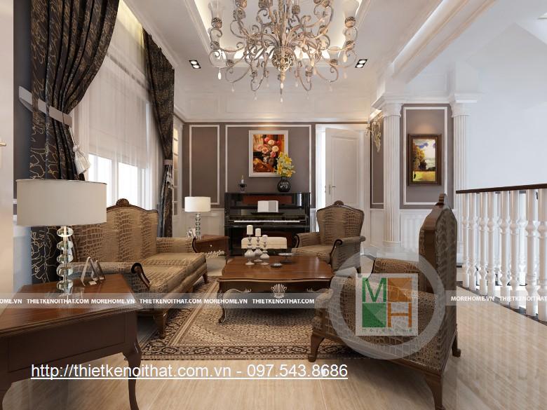 Thiết kế nội thất biệt thự Q9 Sài Gòn - Nhà chị Thảo